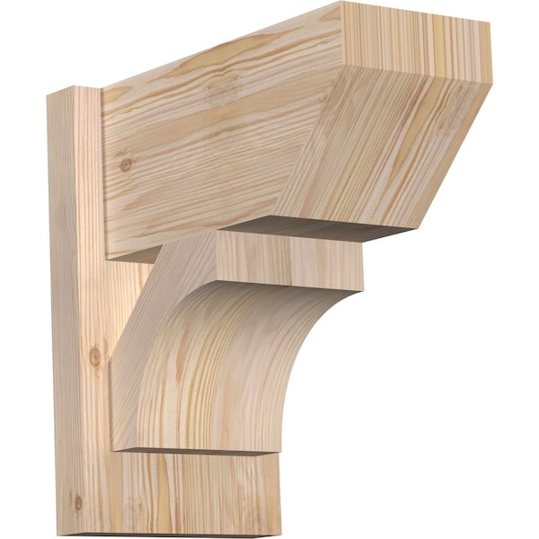Ekena Millwork Westlake Slat Smooth Outlooker, Douglas Fir, 7 1/2"W x 14"D x 14"H OUT08X14X14WTL06SDF - main